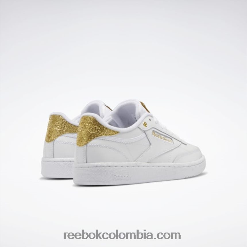 mujer ftwr blanco/oro met. club c 85 zapatos de mujer Reebok D260LP404