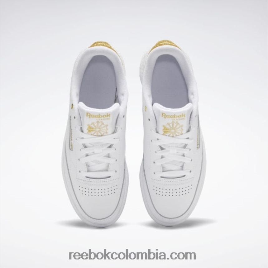 mujer ftwr blanco/oro met. club c 85 zapatos de mujer Reebok D260LP404