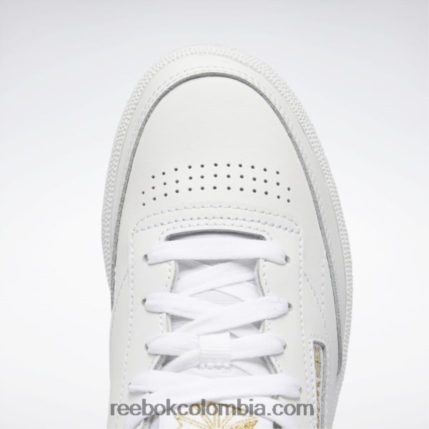 mujer ftwr blanco/oro met. club c 85 zapatos de mujer Reebok D260LP404