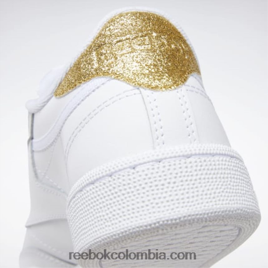 mujer ftwr blanco/oro met. club c 85 zapatos de mujer Reebok D260LP404