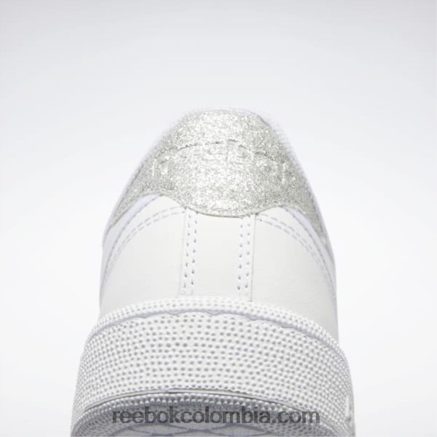 mujer ftwr blanco/plata met. club c 85 zapatos de mujer Reebok D260LP319