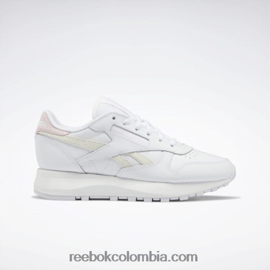 mujer ftwr blanco/rosa porcelana zapatos clásicos de piel sp para mujer Reebok D260LP315
