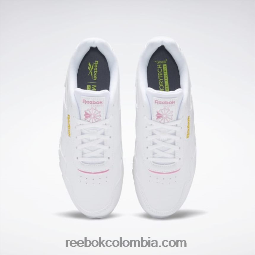 mujer ftwr blanco/rosa verdadero/siempre amarillo zapatillas de mujer clásicas harman run Reebok D260LP826