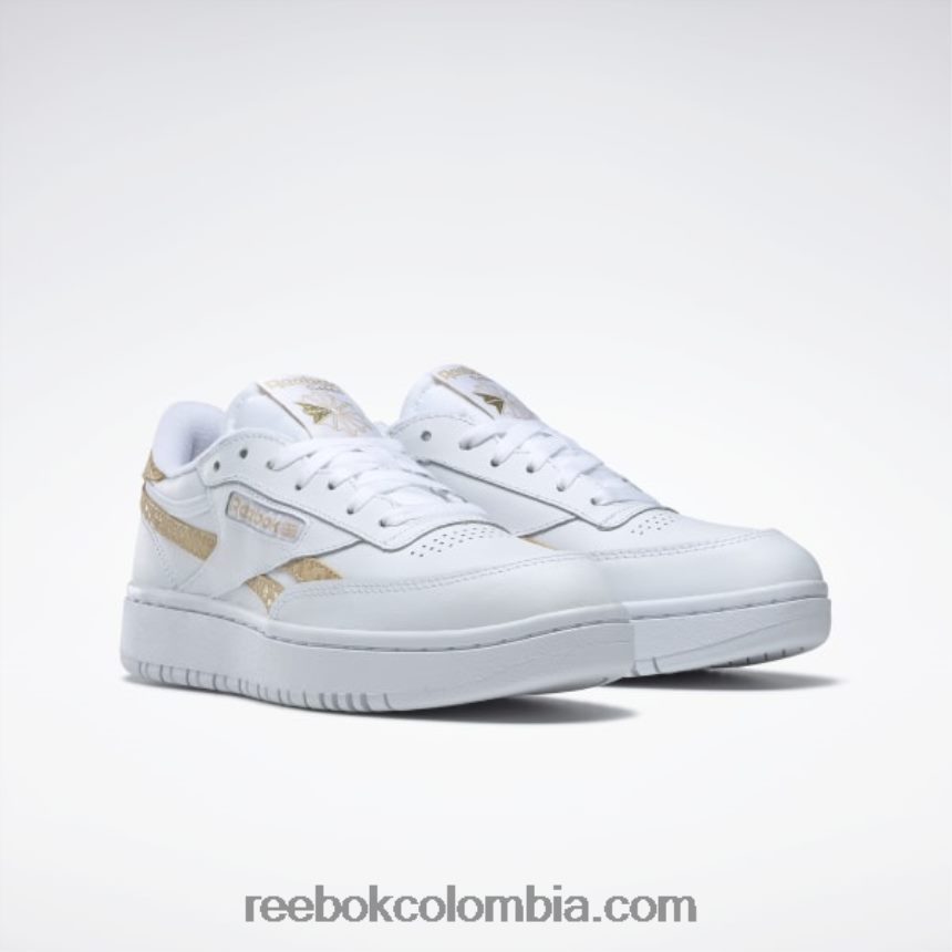 mujer ftwr blanco/sahara club c doble venganza zapatos de mujer Reebok D260LP387
