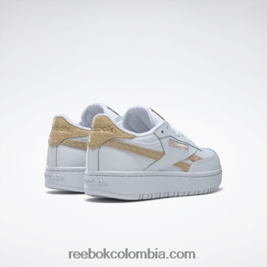 mujer ftwr blanco/sahara club c doble venganza zapatos de mujer Reebok D260LP387