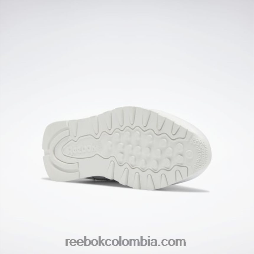 mujer ftwr blanco/tiza/lila infundido cuero clásico hazlo tuyo zapatos de mujer Reebok D260LP209