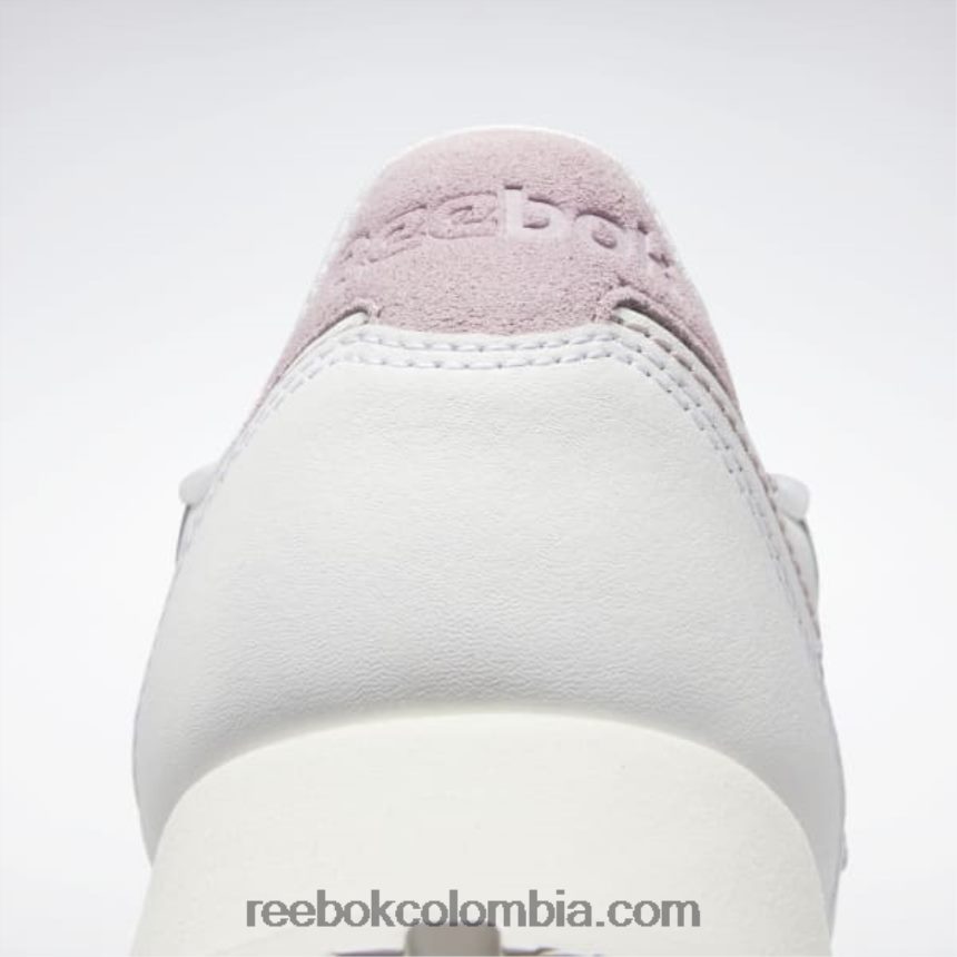 mujer ftwr blanco/tiza/lila infundido cuero clásico hazlo tuyo zapatos de mujer Reebok D260LP209