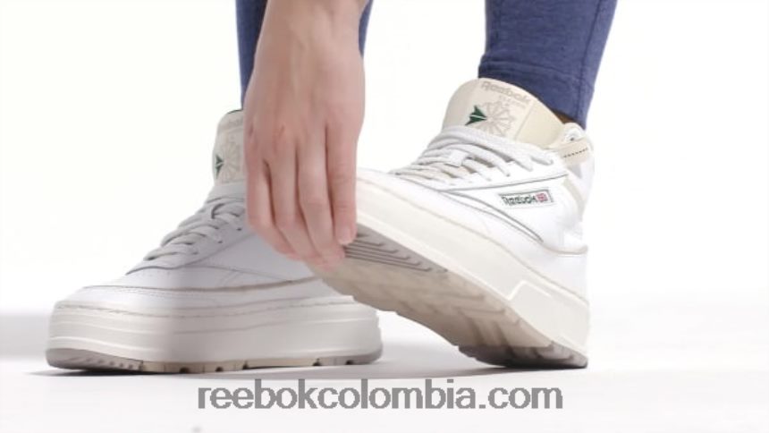 mujer ftwr blanco/tiza/verde oscuro zapatillas club c geo mid mujer Reebok D260LP61
