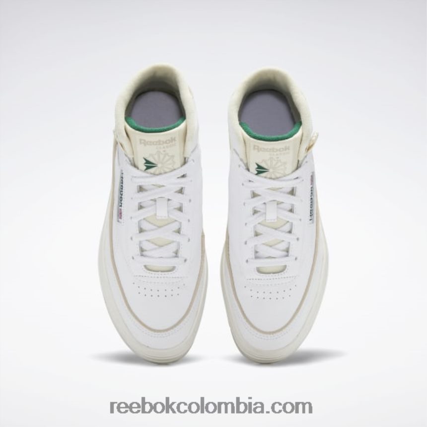mujer ftwr blanco/tiza/verde oscuro zapatillas club c geo mid mujer Reebok D260LP61