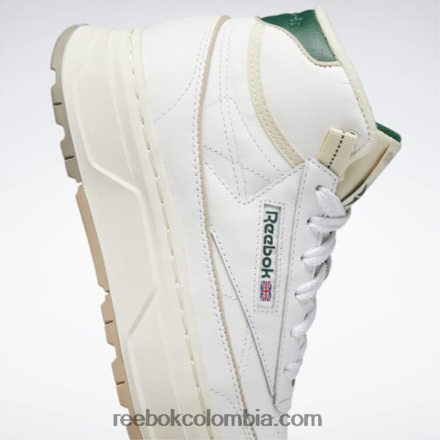 mujer ftwr blanco/tiza/verde oscuro zapatillas club c geo mid mujer Reebok D260LP61