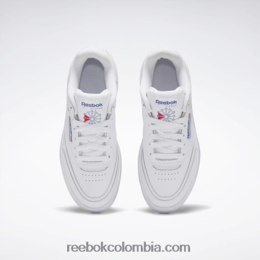 mujer ftwr blanco/vector azul zapatos club c extra mujer Reebok D260LP59
