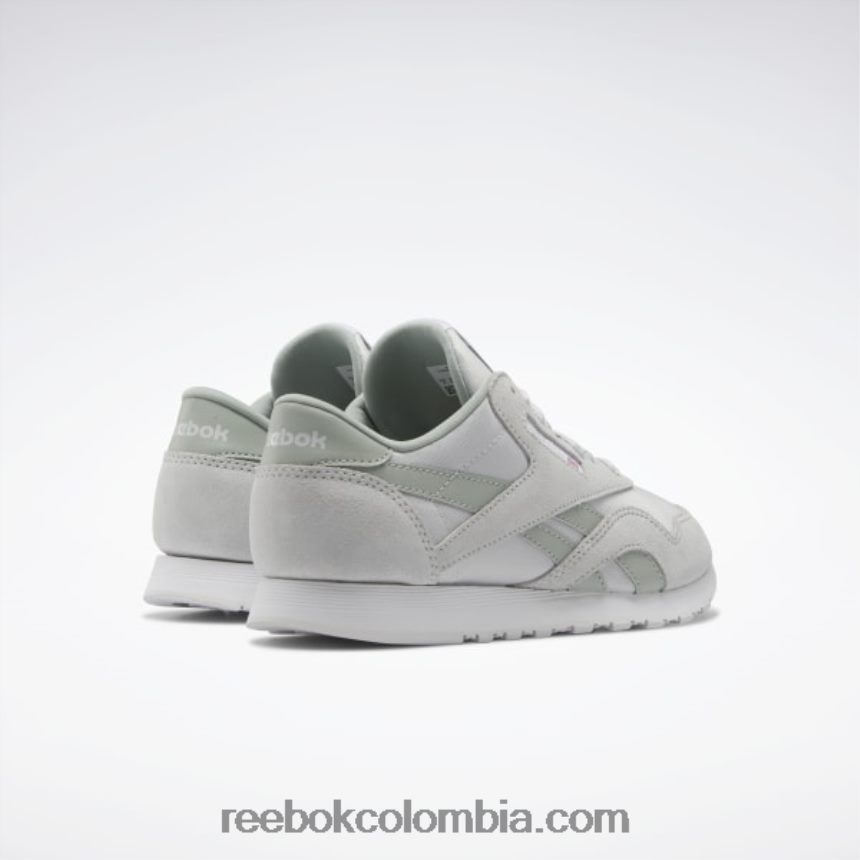 mujer gris frío/spray de mar/blanco ftwr zapatos clásicos de nailon para mujer Reebok D260LP268