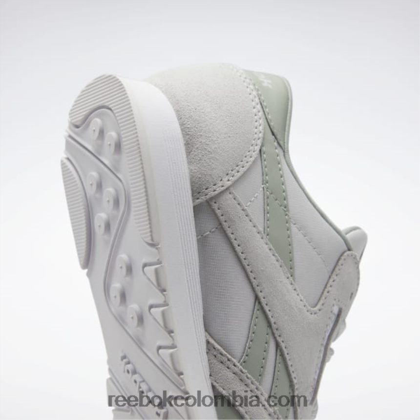 mujer gris frío/spray de mar/blanco ftwr zapatos clásicos de nailon para mujer Reebok D260LP268