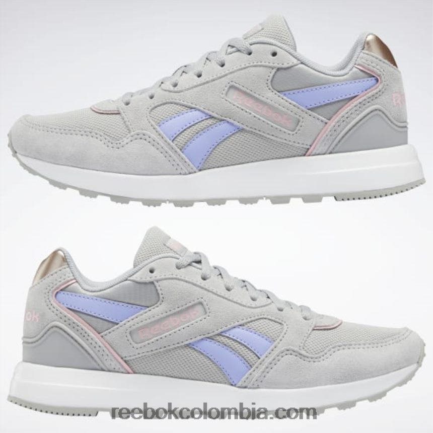 mujer gris puro 3/resplandor lila/oro rosa royal techque t ce zapatos de mujer Reebok D260LP266
