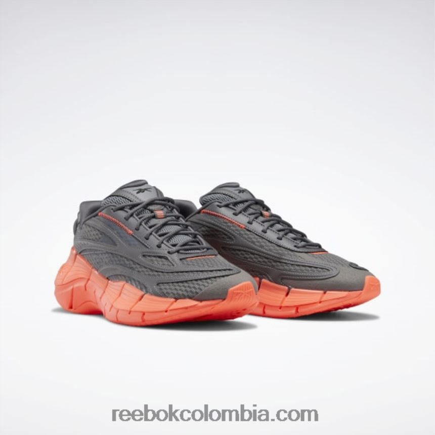 mujer gris puro 6/gris puro 7/llamarada naranja zapatillas zig kinetica 2.5 Reebok D260LP219