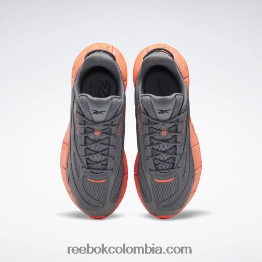 mujer gris puro 6/gris puro 7/llamarada naranja zapatillas zig kinetica 2.5 Reebok D260LP219
