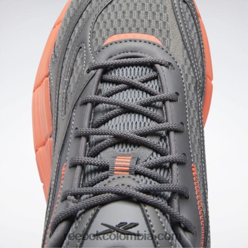 mujer gris puro 6/gris puro 7/llamarada naranja zapatillas zig kinetica 2.5 Reebok D260LP219