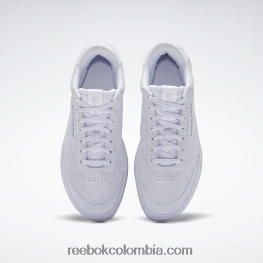 mujer lila lúcida zapatos club c doble geo mujer Reebok D260LP957