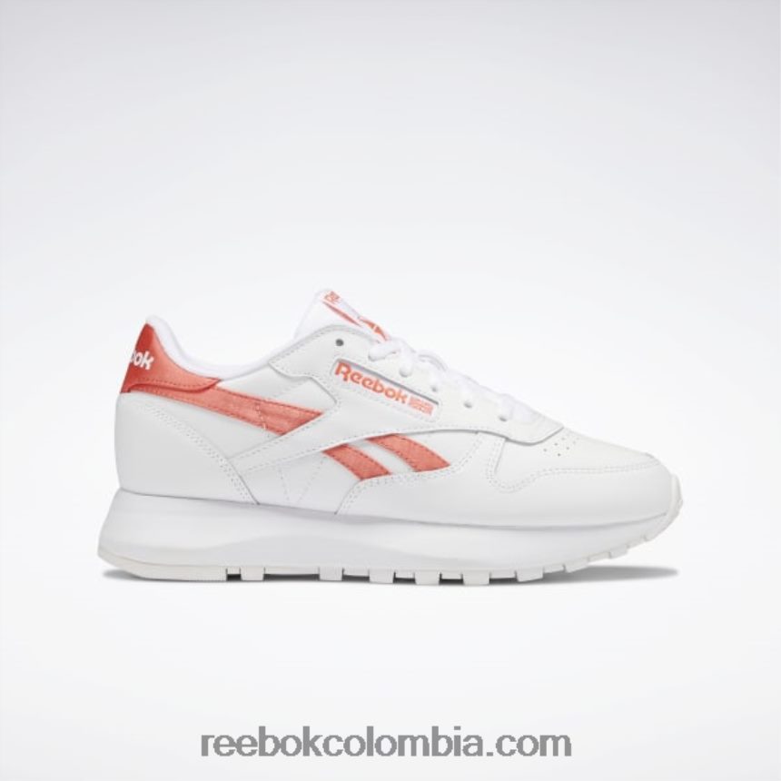 mujer llamarada ftwr blanco/naranja semi zapatos clásicos de piel sp para mujer Reebok D260LP290