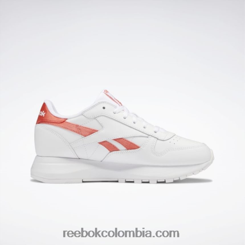 mujer llamarada ftwr blanco/naranja semi zapatos clásicos de piel sp para mujer Reebok D260LP290