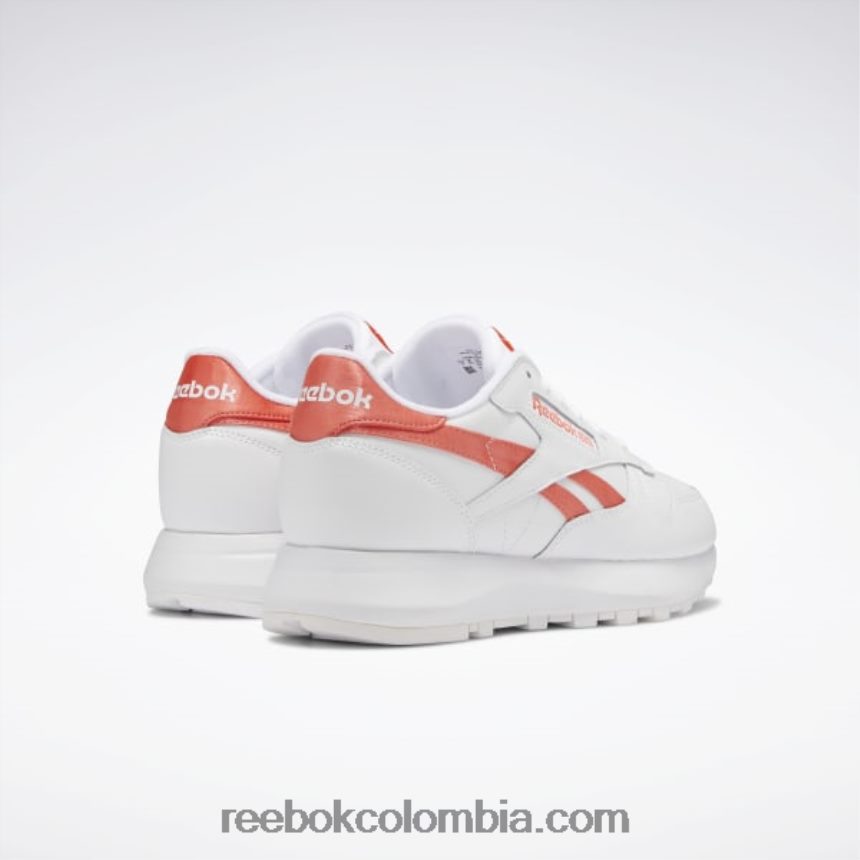 mujer llamarada ftwr blanco/naranja semi zapatos clásicos de piel sp para mujer Reebok D260LP290