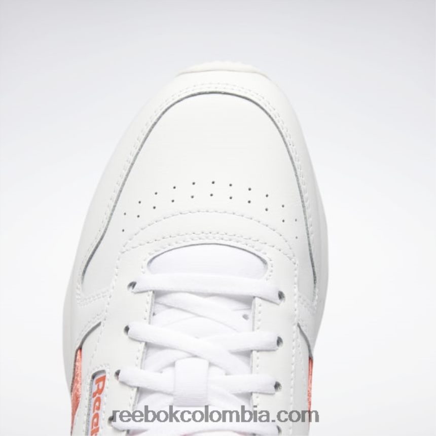 mujer llamarada ftwr blanco/naranja semi zapatos clásicos de piel sp para mujer Reebok D260LP290