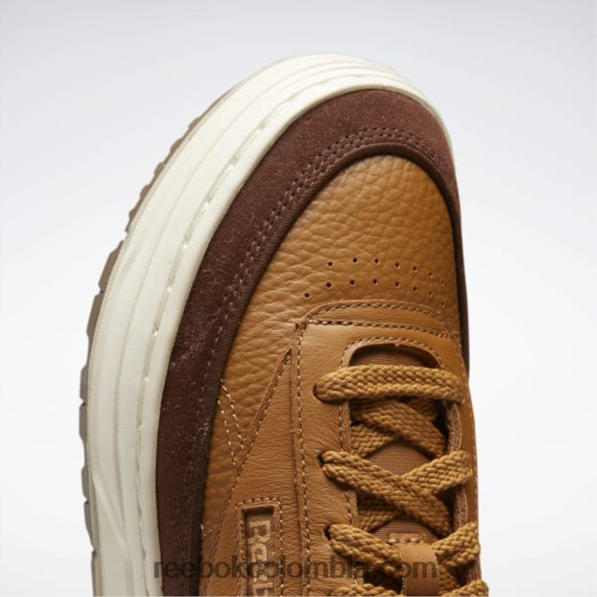mujer marrón salvaje/marrón pincel/beige verdadero zapatillas club c geo mid mujer Reebok D260LP439