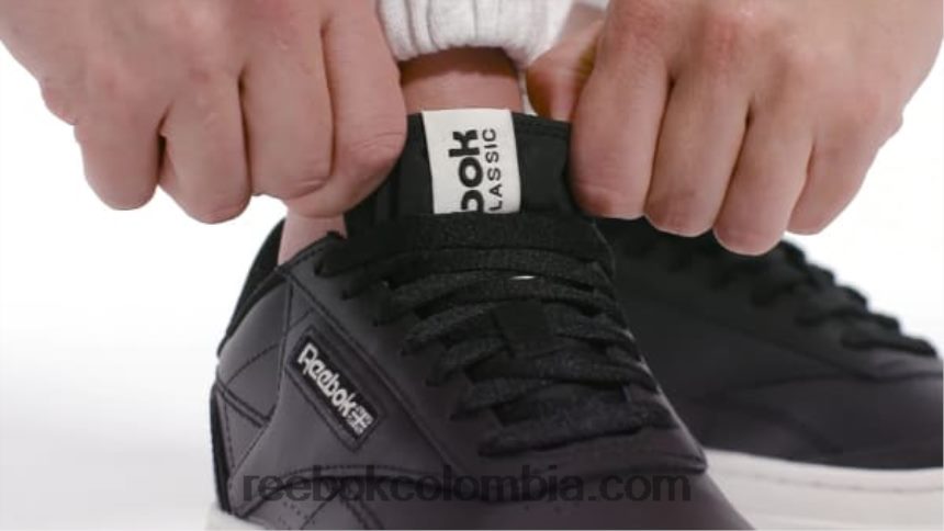 mujer núcleo negro/tiza zapatos club c doble geo mujer Reebok D260LP204