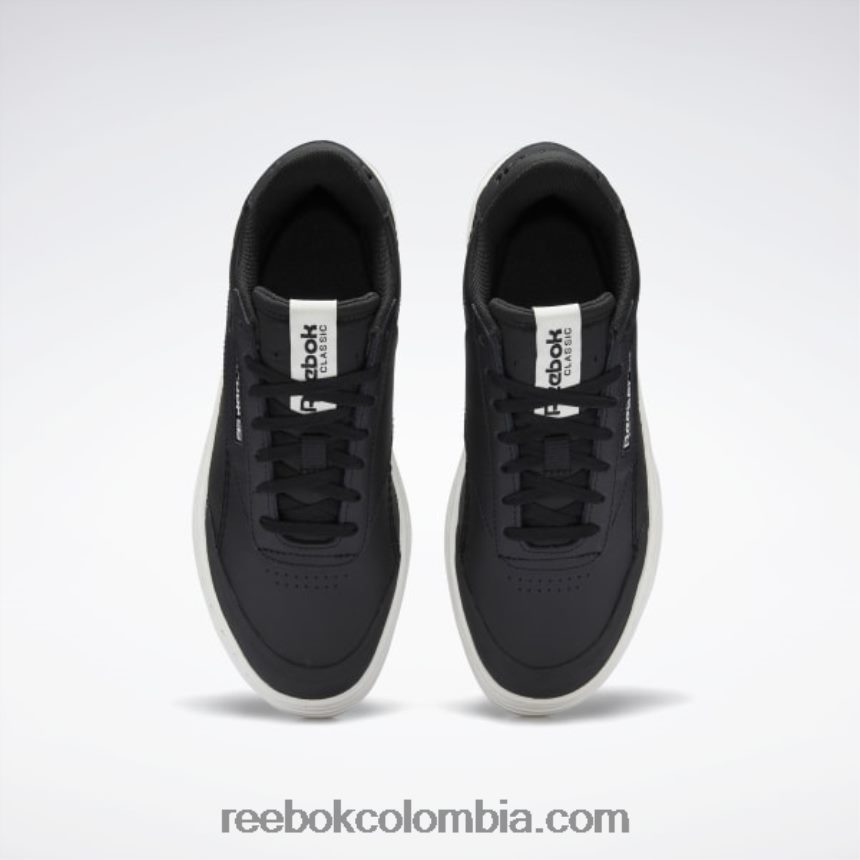 mujer núcleo negro/tiza zapatos club c doble geo mujer Reebok D260LP204
