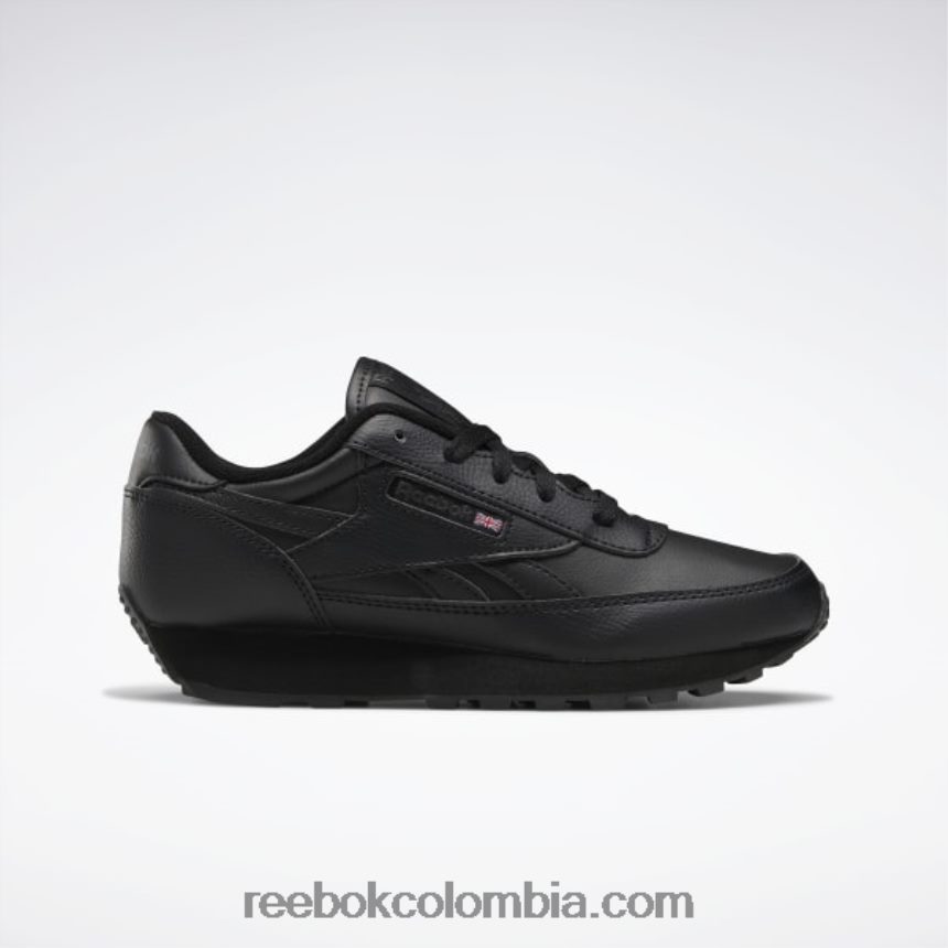 mujer negro/gris sólido renacimiento clásico Reebok D260LP922