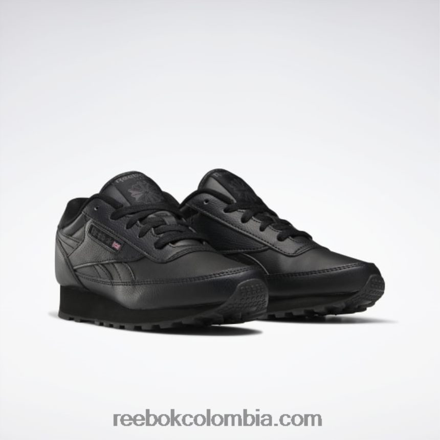 mujer negro/gris sólido renacimiento clásico Reebok D260LP922