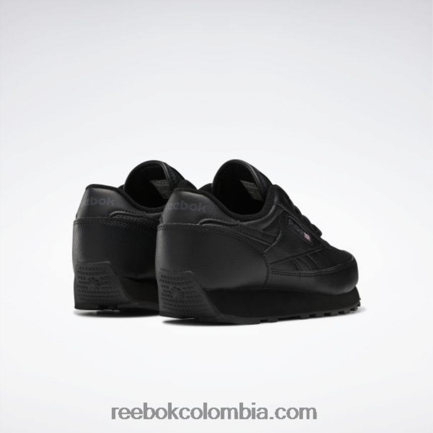 mujer negro/gris sólido renacimiento clásico Reebok D260LP922