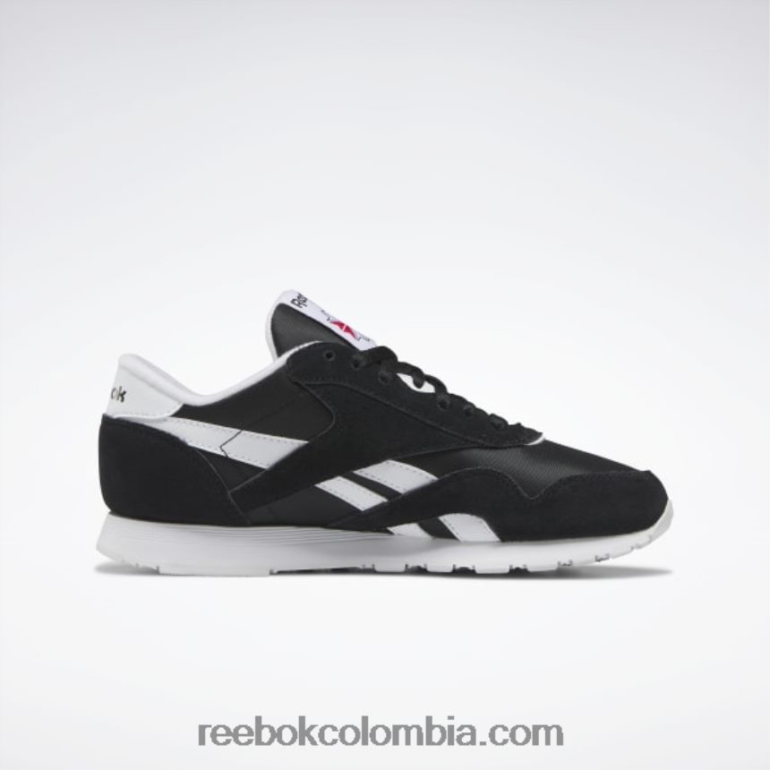 mujer negro núcleo/blanco ftwr zapatos clásicos de nailon para mujer Reebok D260LP102