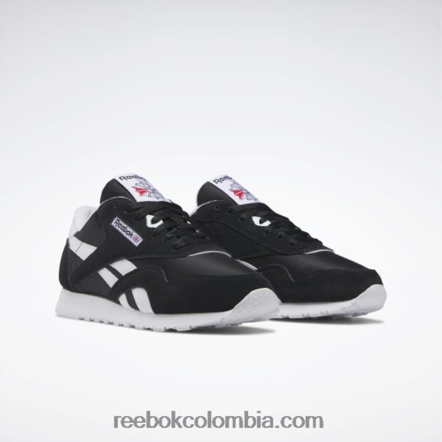 mujer negro núcleo/blanco ftwr zapatos clásicos de nailon para mujer Reebok D260LP102