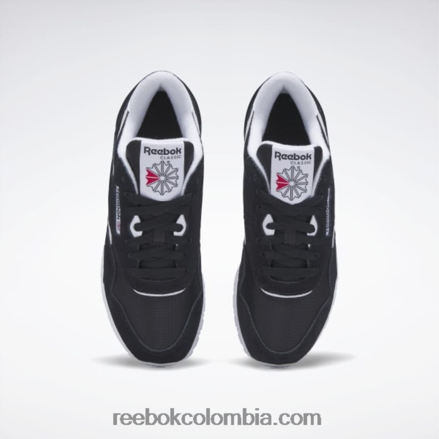 mujer negro núcleo/blanco ftwr zapatos clásicos de nailon para mujer Reebok D260LP102