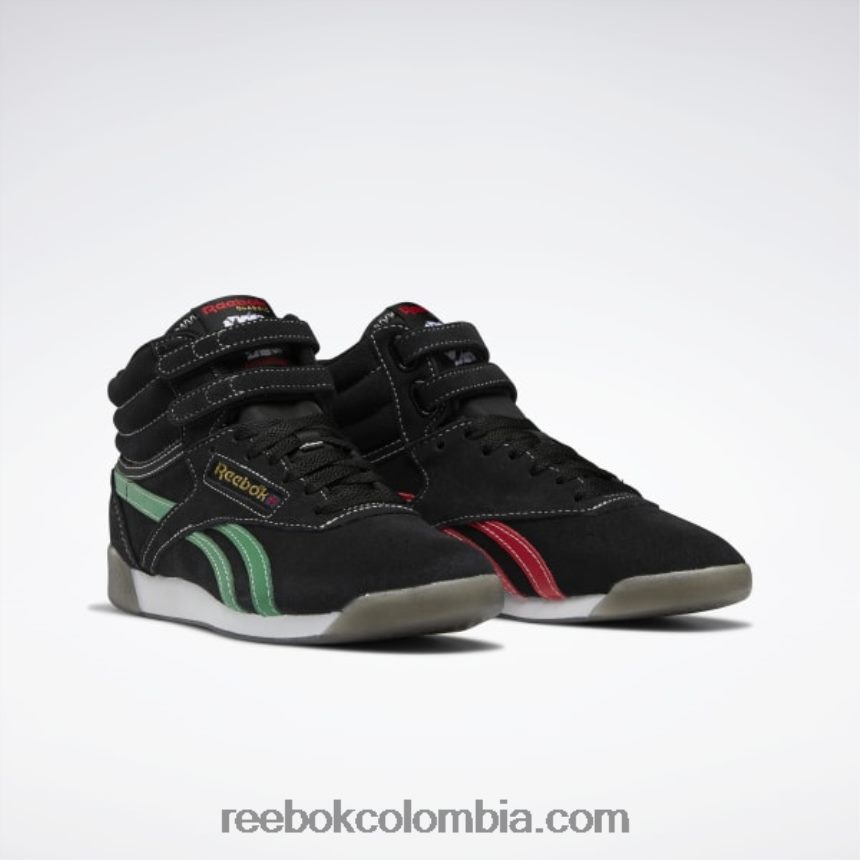 mujer negro núcleo/verde caña/rojo vector f/s hola zapatos de mujer Reebok D260LP352