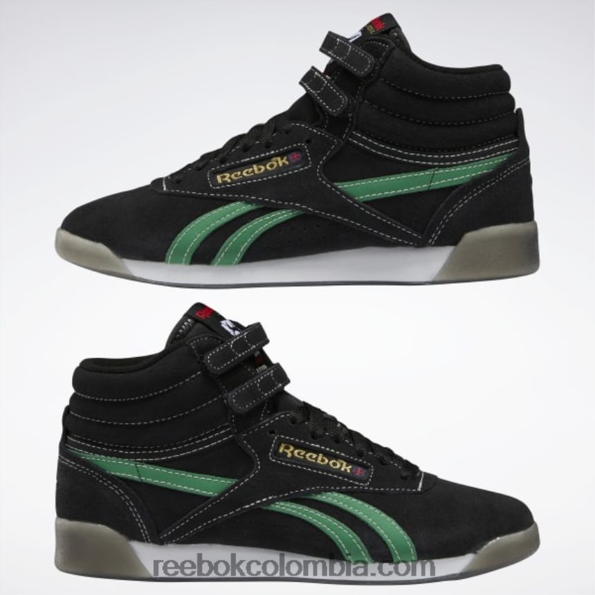 mujer negro núcleo/verde caña/rojo vector f/s hola zapatos de mujer Reebok D260LP352