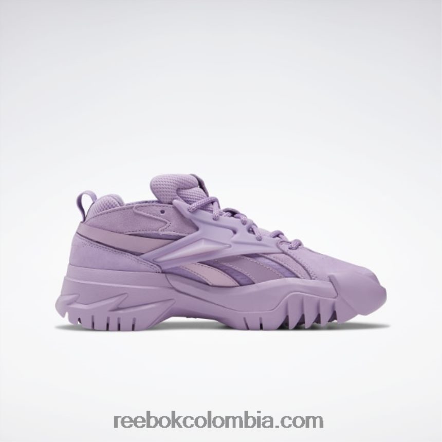 mujer perplejo púrpura zapatillas cardi b club c v2 mujer Reebok D260LP421