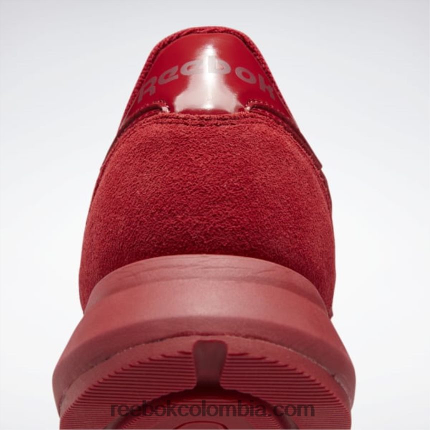 mujer rojo destello/burdeos clásico zapatos clásicos de piel sp para mujer Reebok D260LP231