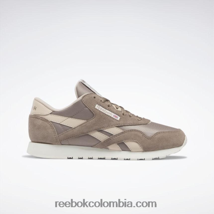 mujer taupe/crudo suave/tiza zapatos clásicos de nailon para mujer Reebok D260LP76
