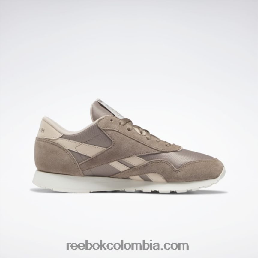 mujer taupe/crudo suave/tiza zapatos clásicos de nailon para mujer Reebok D260LP76