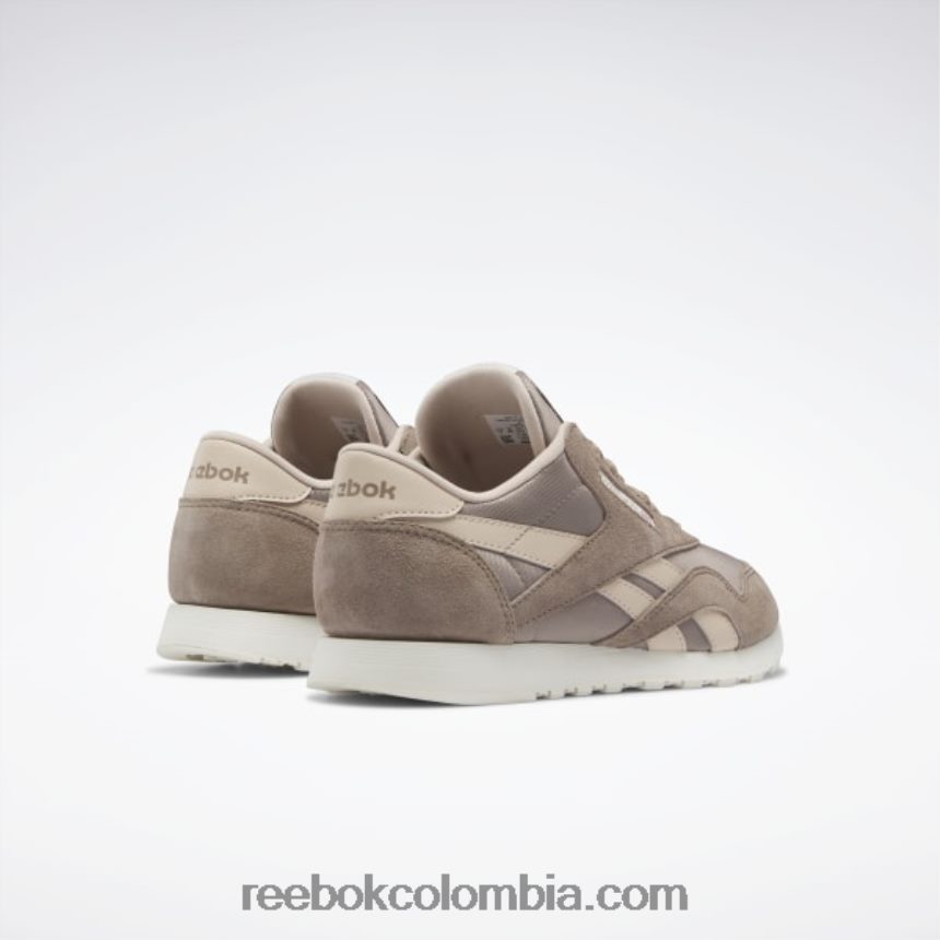 mujer taupe/crudo suave/tiza zapatos clásicos de nailon para mujer Reebok D260LP76