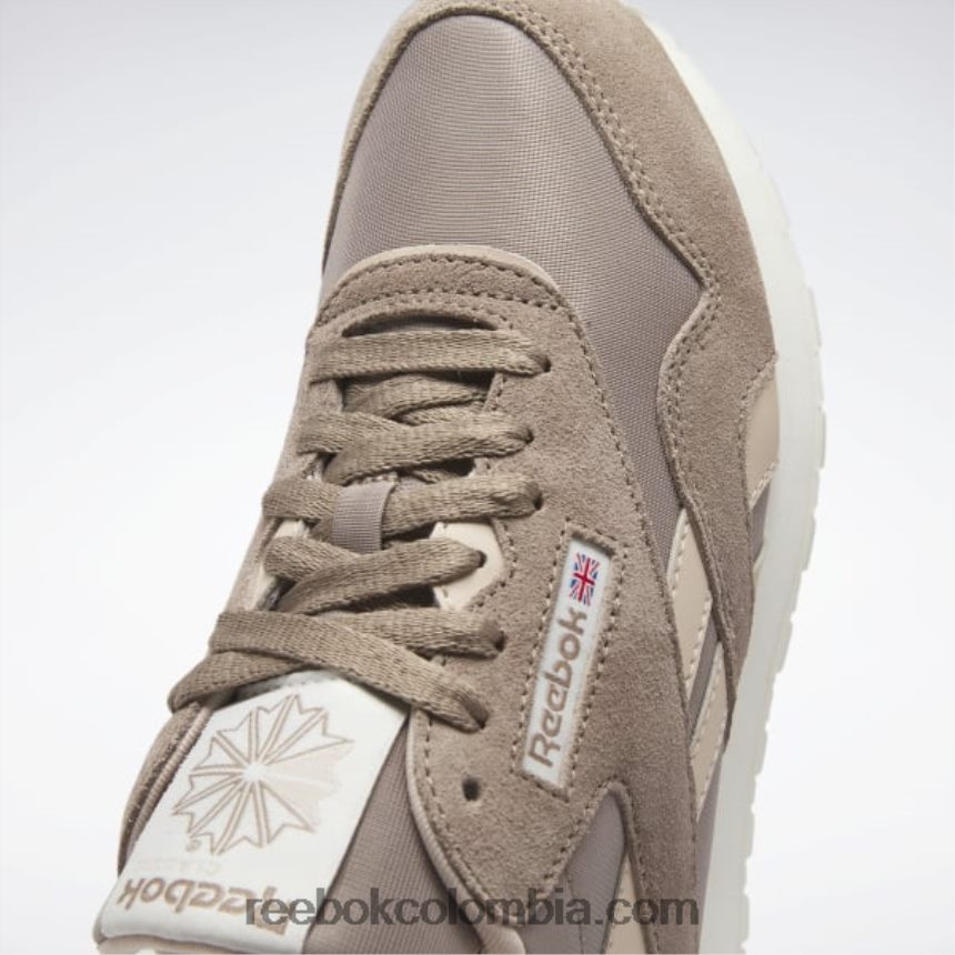 mujer taupe/crudo suave/tiza zapatos clásicos de nailon para mujer Reebok D260LP76