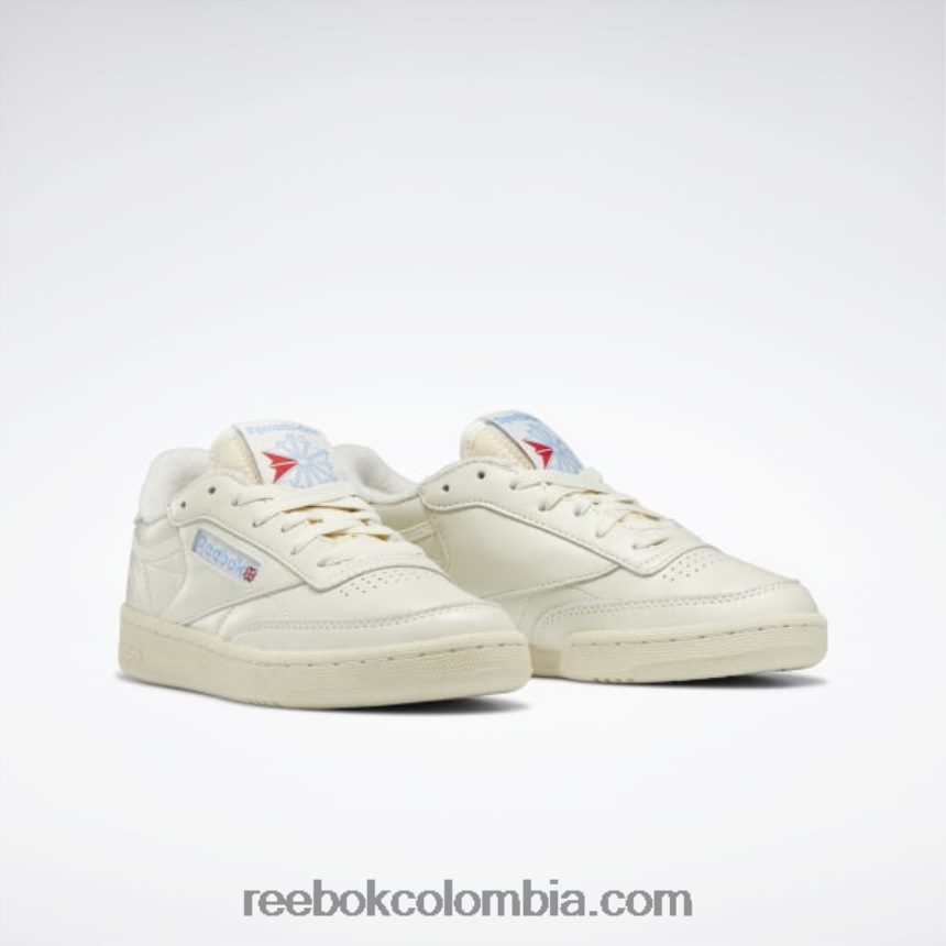mujer tiza/alabastro/azul cielo club c 85 zapatos de mujer vintage Reebok D260LP8