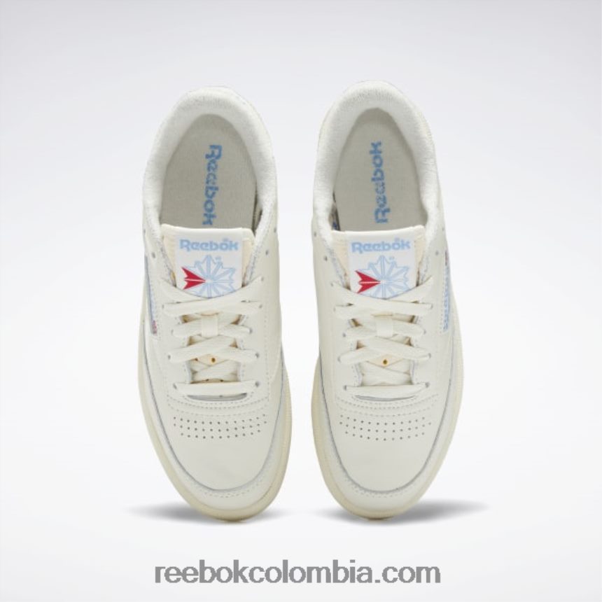 mujer tiza/alabastro/azul cielo club c 85 zapatos de mujer vintage Reebok D260LP8