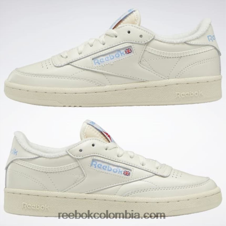 mujer tiza/alabastro/azul cielo club c 85 zapatos de mujer vintage Reebok D260LP8