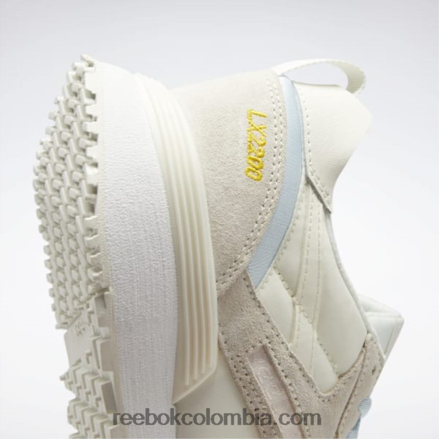 mujer tiza/azul cristal/rosa porcelana zapatos de mujer lx2200 Reebok D260LP189