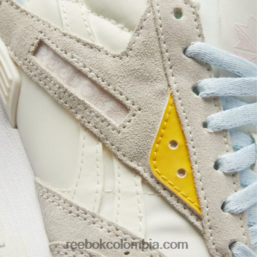 mujer tiza/azul cristal/rosa porcelana zapatos de mujer lx2200 Reebok D260LP189