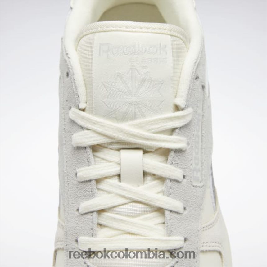 mujer tiza/gris puro 2/plata mate zapatos clásicos de piel sp para mujer Reebok D260LP179