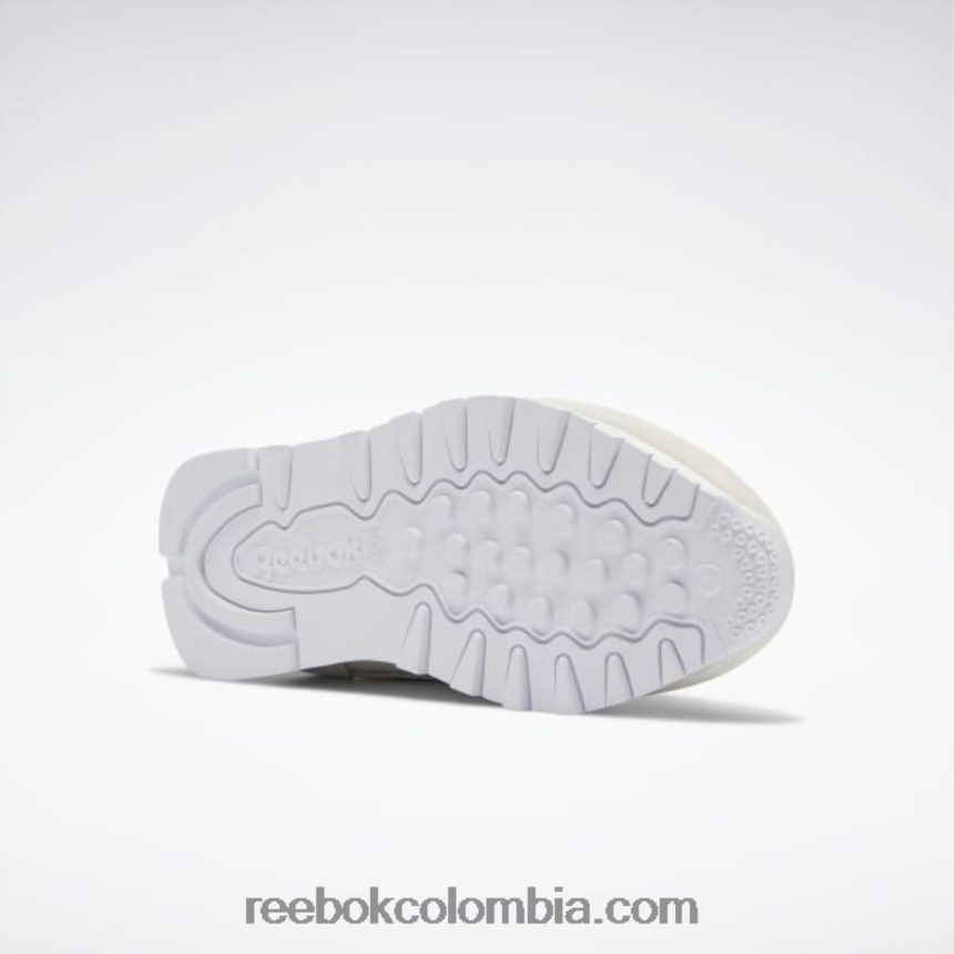 mujer tiza/lila infundido/ftwr blanco zapatos de mujer de cuero clasicos Reebok D260LP81